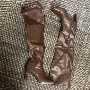 SARTO By Franco Sarto Brown Over-the-Knee Boots